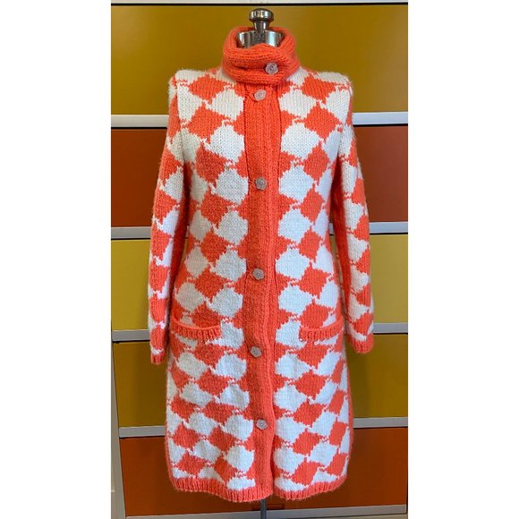 Vintage 1960/70s Handmade Long Sweater with Matching Beanie - Picture 3 of 10